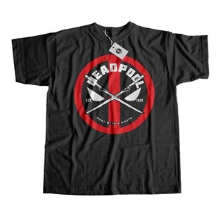 REMERA NIÑOS DEADPOOL 1991 NEGRA T. 08