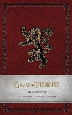 GOT HOUSE LANNISTER RULED NOTEBOOK (ENGLISH)