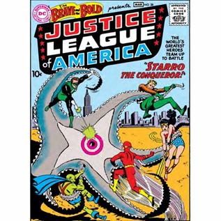PLACA THE BRAVE AND THE BOLD JUSTICE LEAGUE OF AMERICA VOL 28
