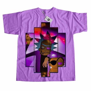 REMERA LILA EVIL RICK AND MORTY 07 XL