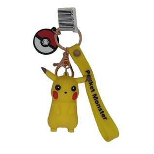 LLAVERO GOMA POKEMON PIKACHU 01