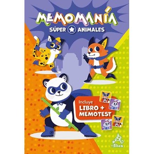 MEMOMANIA SUPER ANIMALES LIBRO + MEMOTEST