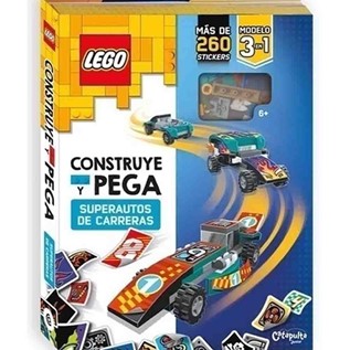 LEGO CONSTRUYE Y PEGA SUPERAUTOS DE CARRERAS MODELO 3 EN 1 (CATAPULTA)