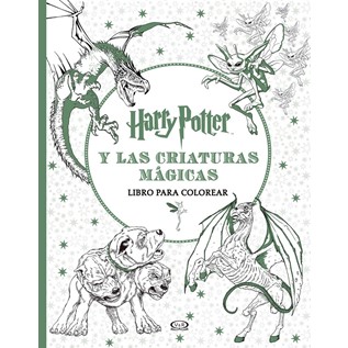 HARRY POTTER Y LAS CRIATURAS MAGICAS (LIBRO PARA COLOREAR)